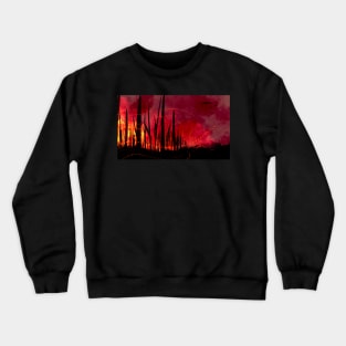 World on fire Crewneck Sweatshirt